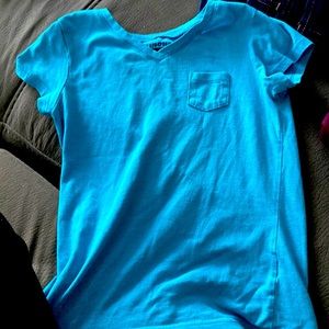 blue famous t shirt